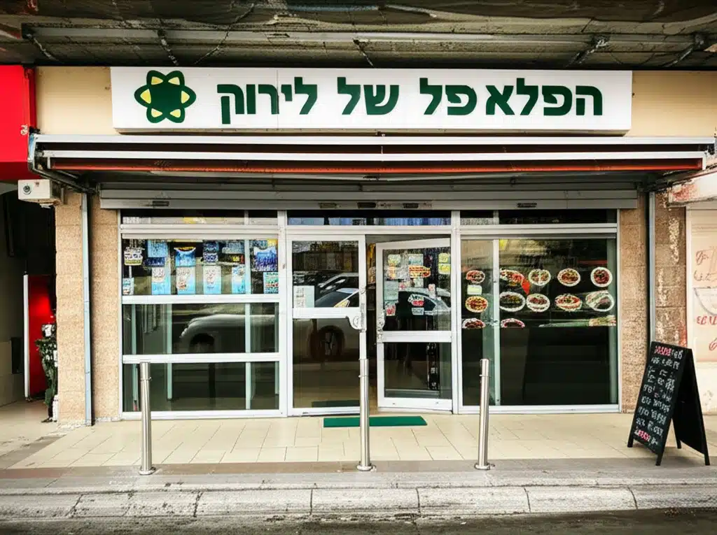 הפלאפל של לירון. 1 הפלאפל של לירון.