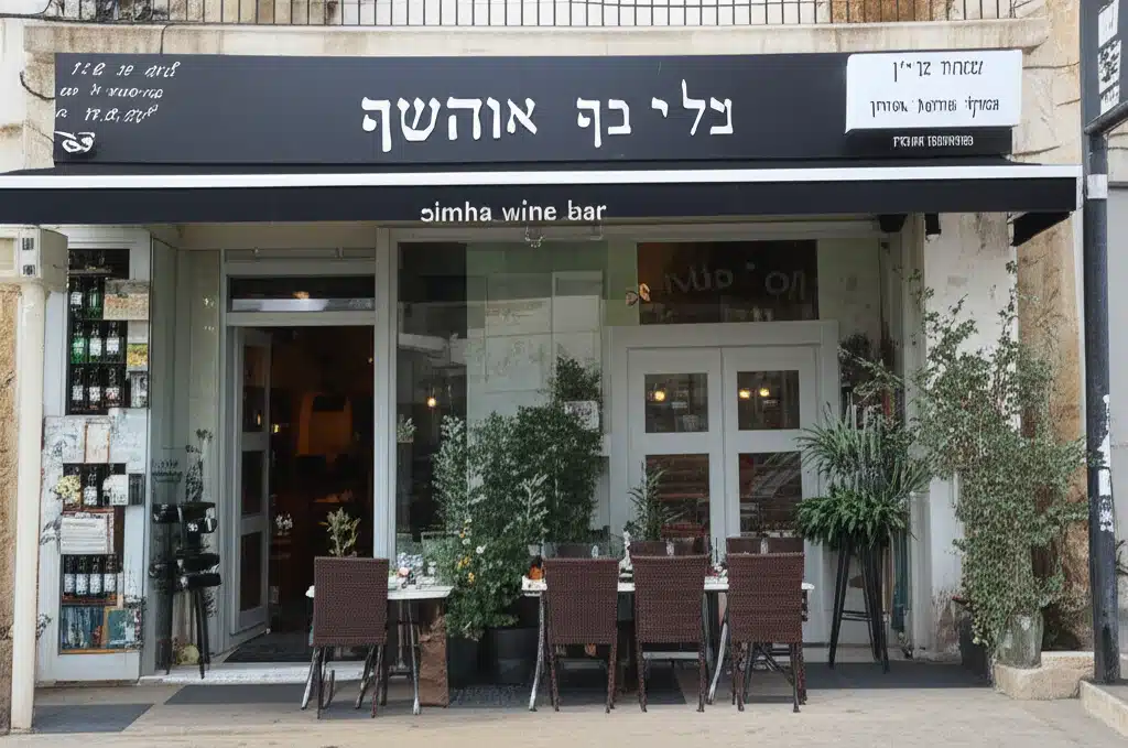 שמחה בר יין של השף אוראל אוחיון -כשר simha wine bar 1 שמחה בר יין של השף אוראל אוחיון -כשר simha wine bar